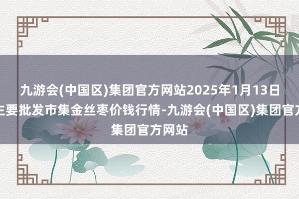 九游会(中国区)集团官方网站2025年1月13日宇宙主要批发市集金丝枣价钱行情-九游会(中国区)集团官方网站